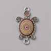 Alloy Enamel Connector Charms LS-ENAM-WH0061-47E-1