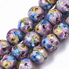 Handmade Lampwork Beads Strands LAMP-T007-04I-1