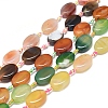 Natural Banded Agate/Striped Agate Beads Strands G-L544-010-1