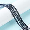 Synthetic Blue Goldstone Beads Strands G-F748-P01-01-2