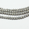 Round Full Rainbow Plated Imitation Jade Faceted(32 Facets) Electroplate Glass Beads Strands X-EGLA-J130-FR11-2