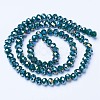 Electroplate Glass Beads Strands EGLA-A034-P10mm-B10-2
