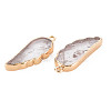 Natural Quartz Crystal Pendants G-N326-127-A02-3