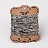 Tarnish Resistant 304 Stainless Steel Twisted Chains Curb Chains CHS-L015-26-2