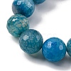 Natural Dragon Veins Agate(Dyed & Heated) Beads Strands G-K390-A15-01-3
