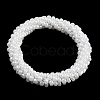 Crochet Glass Beads Braided Stretch Bracelet BJEW-K232-01E-2