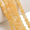 Natural Yellow Calcite Beads Strands GG-CBAA3AB-02-6mm-1