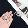 2Pcs Mother's Day Theme Word Best Mon Alloy Rhinestone Brooches JEWB-FH0001-86-3