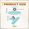 Stainless Steel & TPR Plastic Bag Sealing Clip AJEW-WH0604-64-2