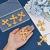 6Pcs Alloy Big Gothic Pendants ALRI-UN0001-05-5