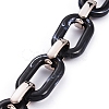 Handmade Acrylic Cable Chains AJEW-JB00634-04-3