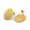 304 Stainless Steel Stud Earring Findings STAS-M305-21G-2
