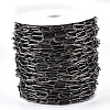 Unwelded Iron Paperclip Chains CH-S125-09B-B-3