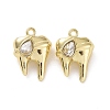 Rack Plating Alloy Glass Pendants FIND-I037-08LG-01-2