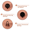 8Pcs 4 Colors 304 Stainless Steel Vortex Cuff Earrings EJEW-FI0001-60-4