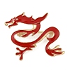 Alloy Dragon Enamel Pins Brooches JEWB-M046-06A-02G-1