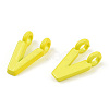 Rack Plating Spray Painted Alloy 2-Loop Link Pendants PALLOY-N176-01V-3