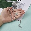 Tarnish Resistant 304 Stainless Steel Paperclip Chains STAS-R100-38-5