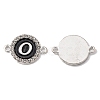 Alloy Enamel Links Connectors ENAM-TAC0003-01S-02O-1