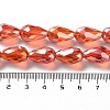 Electroplate Glass Beads EGLA-R006-15x10mm-M-4