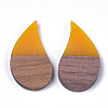 Resin & Walnut Wood Pendants X-RESI-S358-36C-2