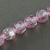 Electroplate Glass Bead Strands X-EGLA-R015-4mm-9-2