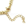 Brass Beaded Necklaces NJEW-L170-08D-G-3