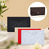4Pcs 4 Colors Wool Felt Envelope Purse Insert Organizer FIND-WR0006-71C-4