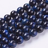 Natural Tiger Eye Beads Strands G-G544-8mm-04-1