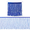 1 Yard Glass Seed Bead Tassel Ribbon OCOR-NB0002-18-6