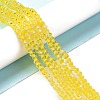 Electroplate Glass Beads Strands EGLA-A034-T4mm-L02-4
