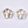 Spray Painted Glass Beads DGLA-R052-002-B01-3