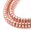 Electroplate Non-magnetic Synthetic Hematite Beads Strands G-L485-04A-RG-3
