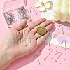 100Pcs 3 Styles 316 Surgical Stainless Steel Earring Hooks FIND-YW0005-50-4
