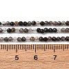 Natural Black Rutilated Quartz Beads Strands G-RM250104-C4-3