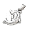 304 Stainless Steel Pendants STAS-B141-03A-P-2