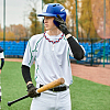2Pcs Stainless Steel Baseball Cross Pendant Braided Nylon Cord Necklaces NJEW-UN0001-83-5