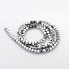 Electroplate Non-magnetic Synthetic Hematite Beads Strands G-J212B-02-2