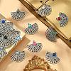 30Pcs Resin Imitation Turquoise Pendants RESI-CJ0003-68-5