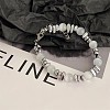 Porcelain Round Beaded Bracelets for Women WG648B1-09-1