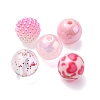 50Pcs 5 Style Acrylic Beads MACR-FS0001-50-3