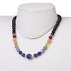 Mixed Gemstone Beaded Necklaces NJEW-JN01753-5