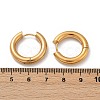 202 Stainless Steel Polishing Hoop Earrings EJEW-M106-02G-02-5