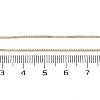Brass Box Chain Necklaces for Women X-NJEW-D302-42G-5