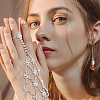 2Pcs 2 Style Crystal Rhinestone Tennis Ring Bracelet BJEW-AN0001-11-4