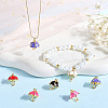 10Pcs Real 18K Gold Plated Brass Charms KK-BBC0014-86-4