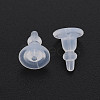 Silicone Ear Nuts SIL-N004-09-A01-2