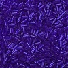 Transparent Glass Bugle Beads SEED-N005-001-C15-3