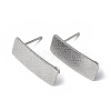 Non-Tarnish 304 Stainless Steel Stud Earring Finding STAS-B034-10P-1