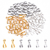 20Pcs Brass Pinch Bails KK-YW0003-44G-2